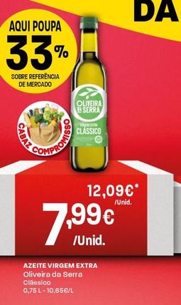 Oferta de Oliveira Da Serra - Azeite Virgem Extra por 7,99€ em Intermarché