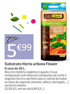 Oferta de Flower - Substrato Horta Urbana por 5,99€ em Jardiland
