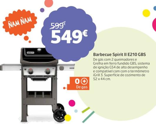 Oferta de Weber - Barbecue Spirit II E210 GBS por 549€ em Jardiland