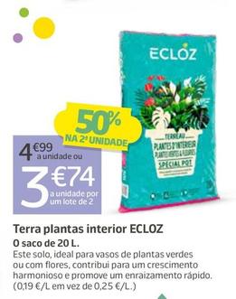 Oferta de Ecloz - Terra Plantas Interior por 4,99€ em Jardiland