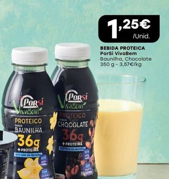 Oferta de Porsi Vivabem - Bebida Proteica por 1,25€ em Intermarché