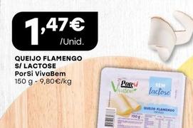 Oferta de Porsi - Queijo Flamengo S/ Lactose por 1,47€ em Intermarché