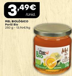 Oferta de Porsi Bio - Mel Biologico por 3,49€ em Intermarché