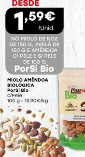 Oferta de Porsi - Miolo Amendoa Biológica por 1,59€ em Intermarché