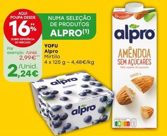 Oferta de Alpro - Yofu por 2,24€ em Intermarché