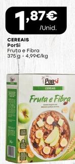 Oferta de Porsi - Cereais por 1,87€ em Intermarché