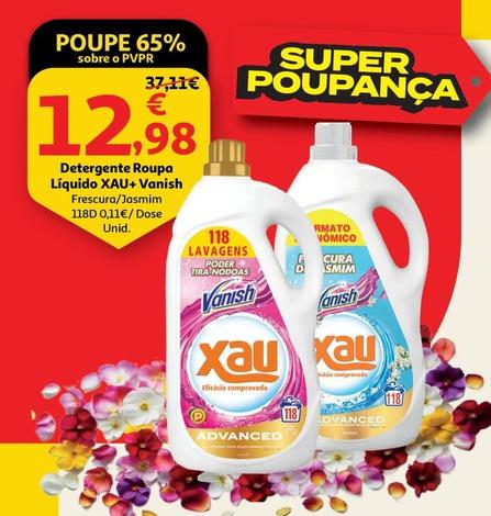 Oferta de Vanish - Detergente Roupa Liquido Xau+ Frescura por 12,98€ em Auchan