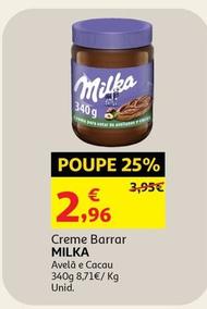 Oferta de Milka - Creme Barrar por 2,96€ em Auchan