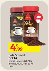 Oferta de Delta - Café Solúvel Creme  por 4,99€ em Auchan
