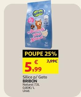 Oferta de Bribon - Sílica P/ Gato Natural por 5,99€ em Auchan