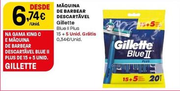 Oferta de Gillette - Máquina De Barbear Descartável por 6,74€ em Intermarché