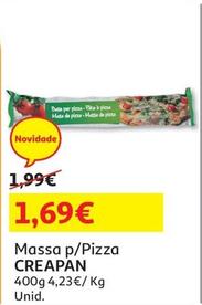 Oferta de Creapan - Massa P/Pizza por 1,69€ em Auchan