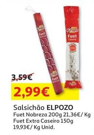 Oferta de Elpozo - Salsichão por 2,99€ em Auchan