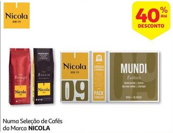 Oferta de Nicola - Numa Seleção De Cafés Da Marcaem Auchan