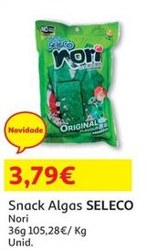 Oferta de Seleco - Snack Algas por 3,79€ em Auchan