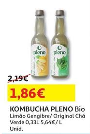 Oferta de Pleno - Bio Limão Gengibre por 1,86€ em Auchan
