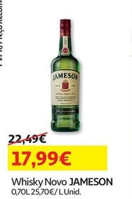 Oferta de Jameson - Whisky Novo por 17,99€ em Auchan