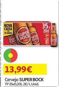 Oferta de Super Bock - Cerveja por 13,99€ em Auchan