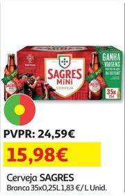 Oferta de Sagres - Cerveja por 15,98€ em Auchan
