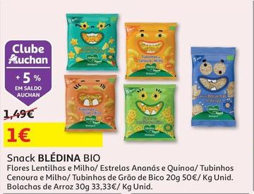 Oferta de Blédina - Bio Snack por 1€ em Auchan