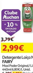 Oferta de Fairy - Detergente Loica Manual por 2,99€ em Auchan