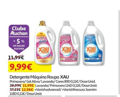 Oferta de Xau - Detergente Maquina Roupa por 9,99€ em Auchan