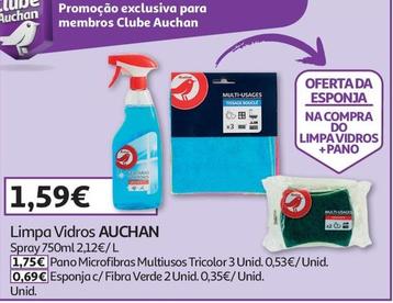 Oferta de Auchan - Limpa Vidros por 1,59€ em Auchan