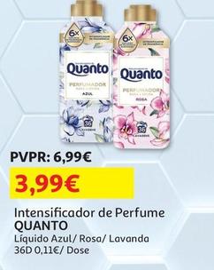 Oferta de Quanto - Intensificador De Perfume por 3,99€ em Auchan