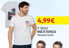 Oferta de Inextenso - T-shirt por 4,99€ em Auchan