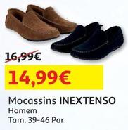 Oferta de Inextenso - Mocassins por 14,99€ em Auchan