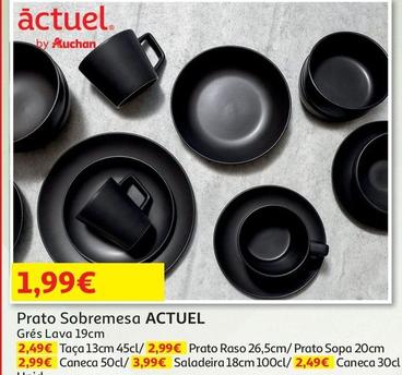Oferta de Actuel - Prato Sobremesa por 1,99€ em Auchan