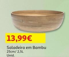 Oferta de Saladeira Em Bambu por 13,99€ em Auchan