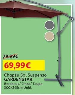 Oferta de Gardenstar - Chapéu Sol Suspenso por 69,99€ em Auchan