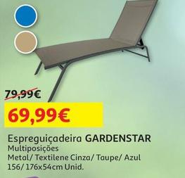 Oferta de Gardenstar - Espreguiçadeira por 69,99€ em Auchan