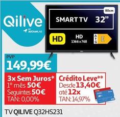 Oferta de Qilive - Tv Q32hs231 por 149,99€ em Auchan