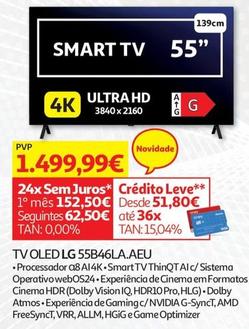 Oferta de Lg - Tv Oled 55b46la.aeu por 1499,99€ em Auchan