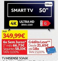 Oferta de Hisense - Tv 50a6k por 349,99€ em Auchan