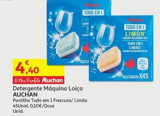 Oferta de Auchan - Detergente Máquina Loiça por 4,4€ em Auchan