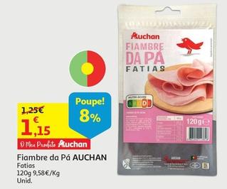 Oferta de Auchan - Fiambre Da Pá por 1,15€ em Auchan