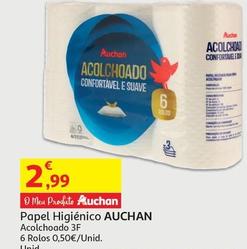 Oferta de Auchan - Papel Higiênico por 2,99€ em Auchan