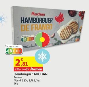 Oferta de Auchan - Hambúrguer por 2,81€ em Auchan