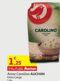 Oferta de Auchan - Arroz Carolino por 1,25€ em Auchan
