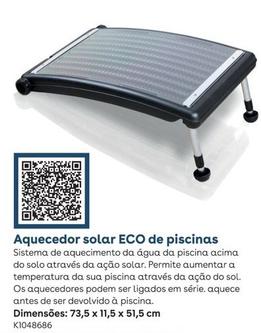 Oferta de Aquecedor Solar Eco De Piscinasem Toys R Us
