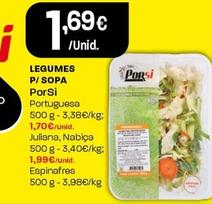 Oferta de Porsi - Legumes P/sopa por 1,69€ em Intermarché