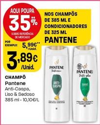Oferta de Pantene - Champo por 3,89€ em Intermarché
