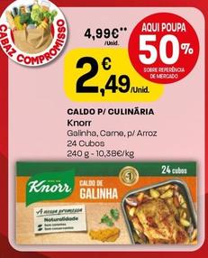 Oferta de Knorr - Caldo P/ Culinária por 2,49€ em Intermarché
