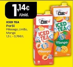 Oferta de Porsi - Iced Tea por 1,14€ em Intermarché