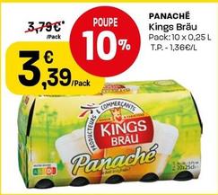 Oferta de Kings Bräu - Panache por 3,39€ em Intermarché
