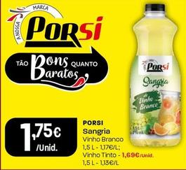 Oferta de Porsi - Sangria por 1,75€ em Intermarché