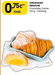 Oferta de Croissant Brioche por 0,75€ em Intermarché